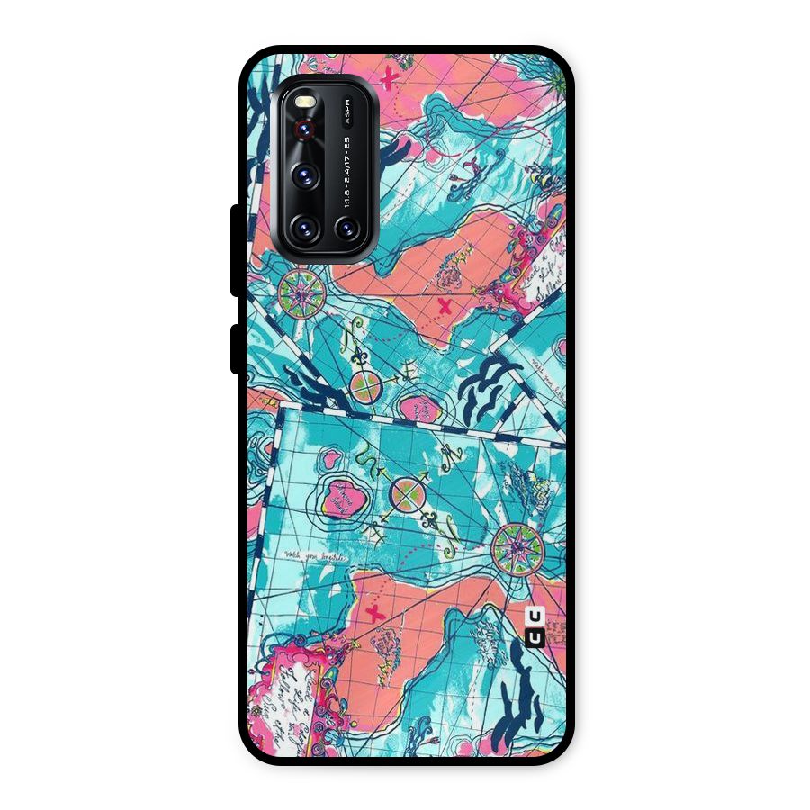 Sea Adventure Metal Back Case for Vivo V19