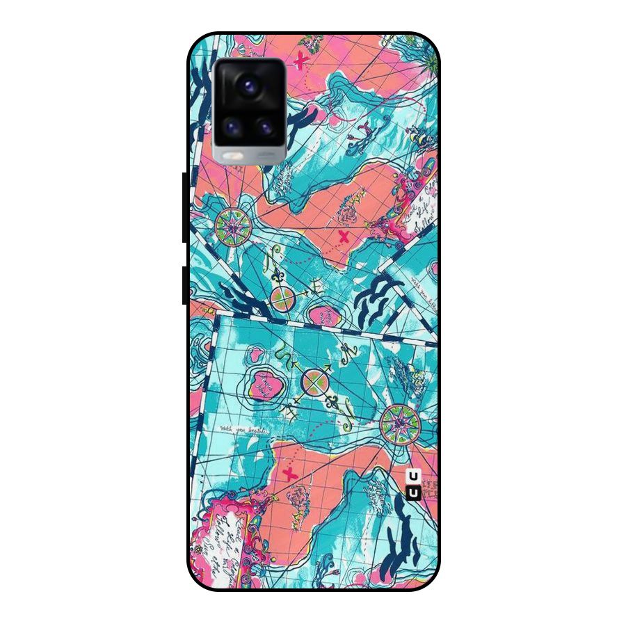 Sea Adventure Metal Back Case for Vivo V20