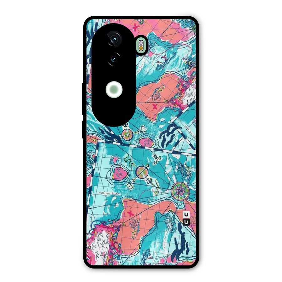 Sea Adventure Metal Back Case for Vivo V40e
