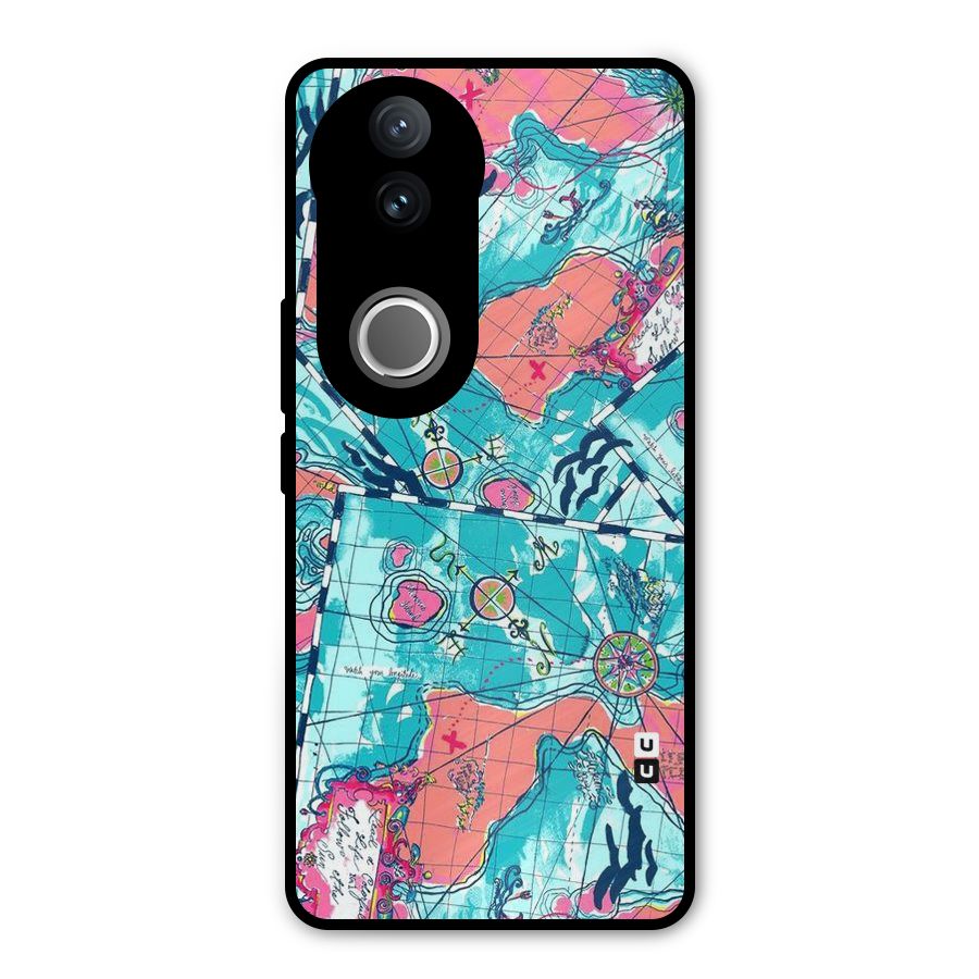 Sea Adventure Metal Back Case for Vivo V50