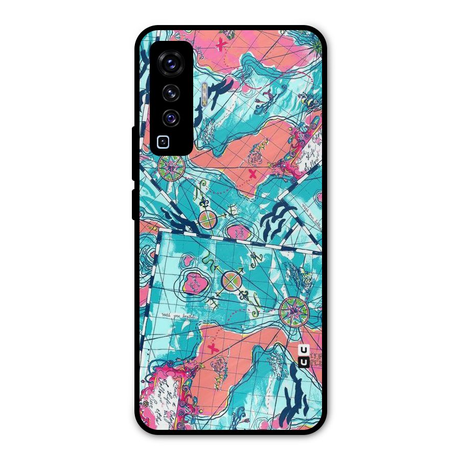 Sea Adventure Metal Back Case for Vivo X50