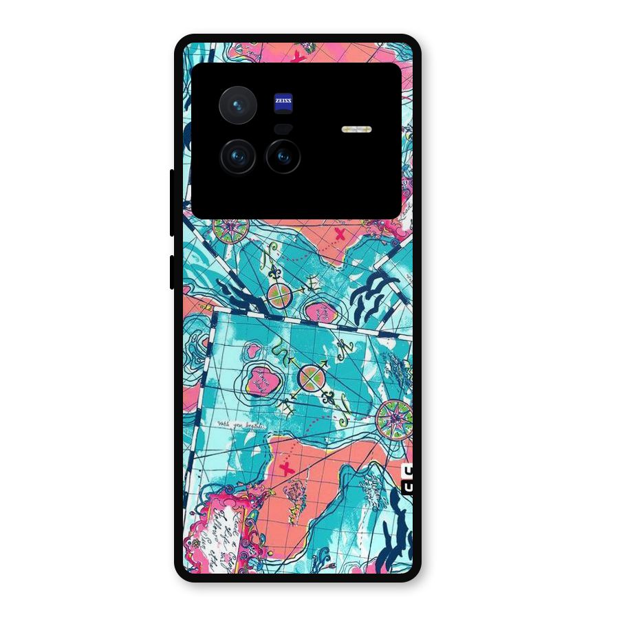 Sea Adventure Metal Back Case for Vivo X80