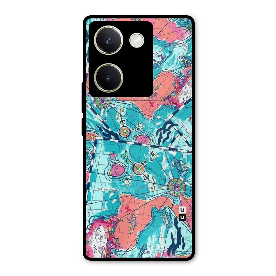 Sea Adventure Metal Back Case for Vivo Y200 Pro