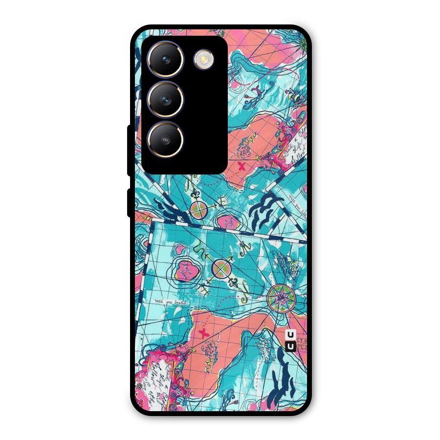Sea Adventure Metal Back Case for Vivo Y200e
