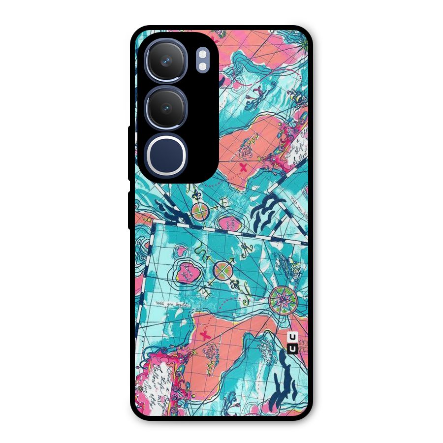 Sea Adventure Metal Back Case for Vivo Y29