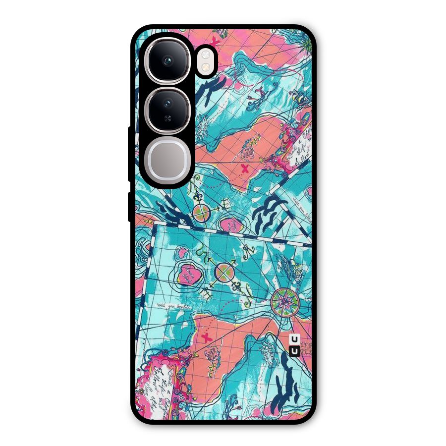 Sea Adventure Metal Back Case for Vivo Y300