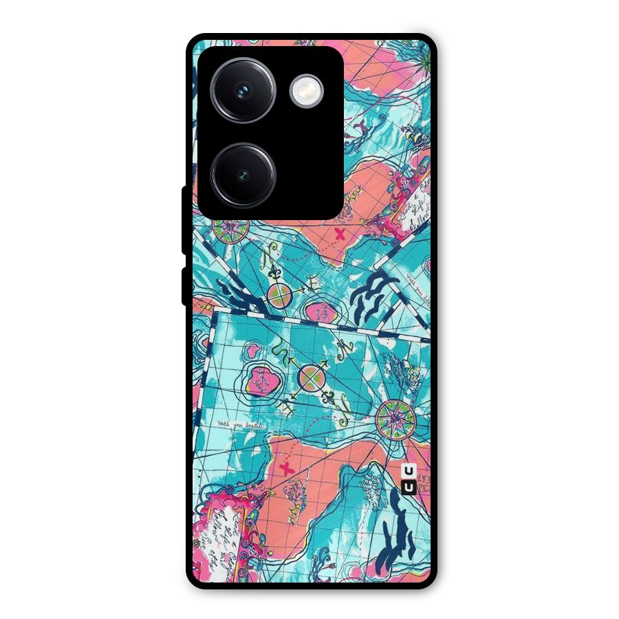 Sea Adventure Metal Back Case for Vivo Y300 Plus