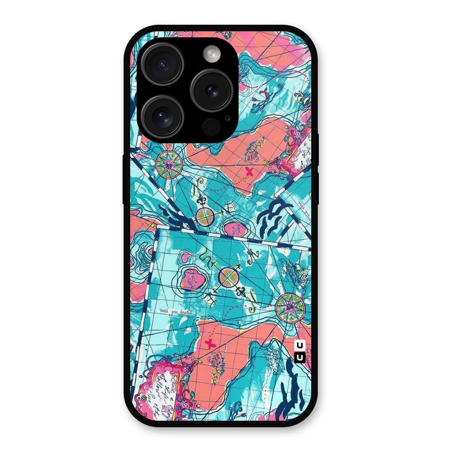Sea Adventure Metal Back Case for iPhone 15 Pro