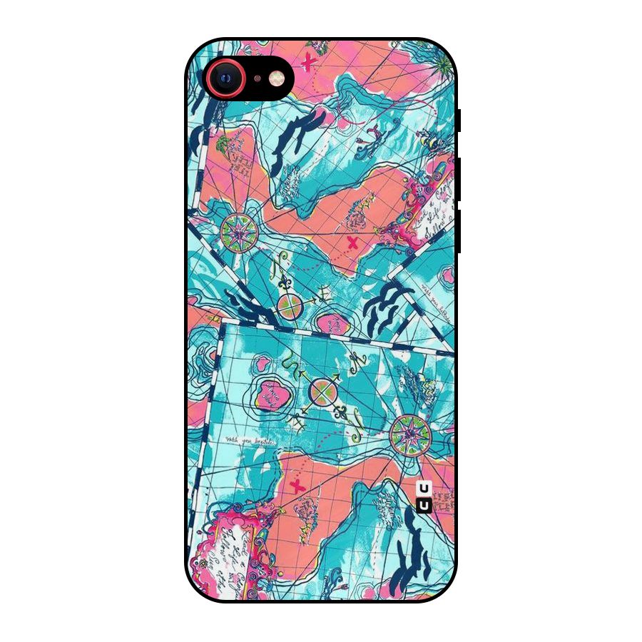 Sea Adventure Metal Back Case for iPhone SE 2022