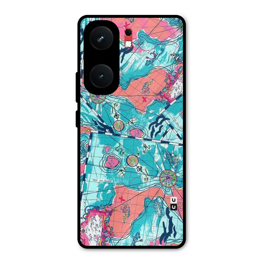 Sea Adventure Metal Back Case for iQOO Neo 9 Pro