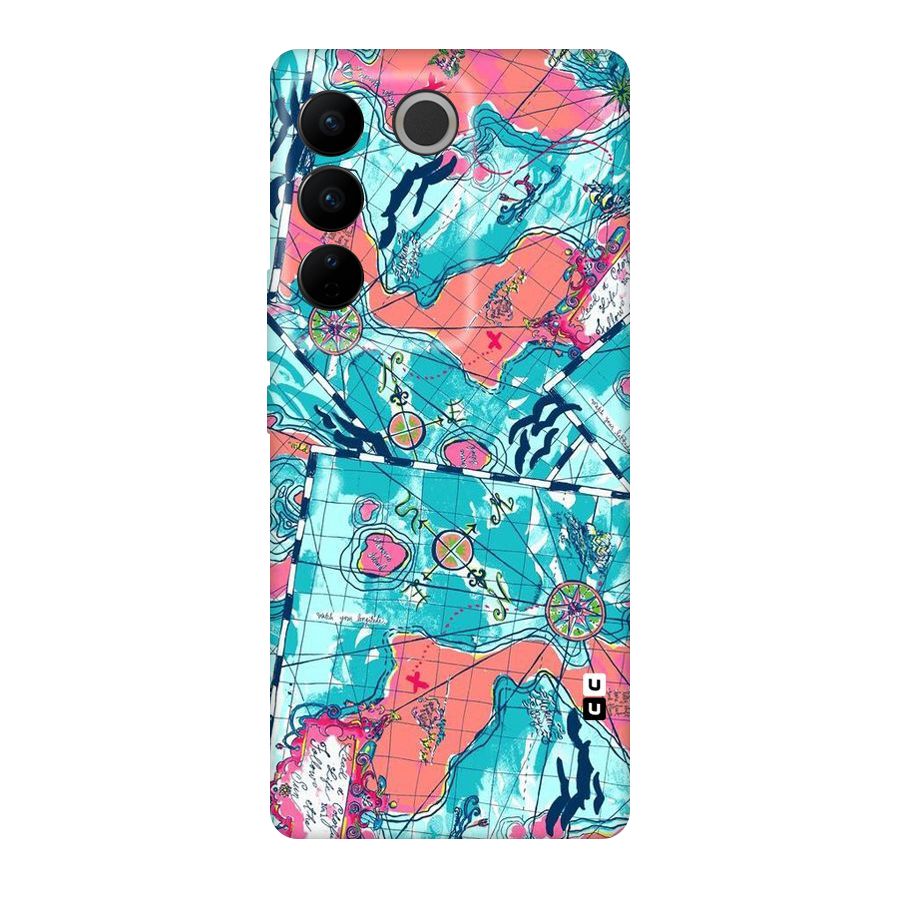 Sea Adventure Original Polycarbonate Back Case for Vivo V27