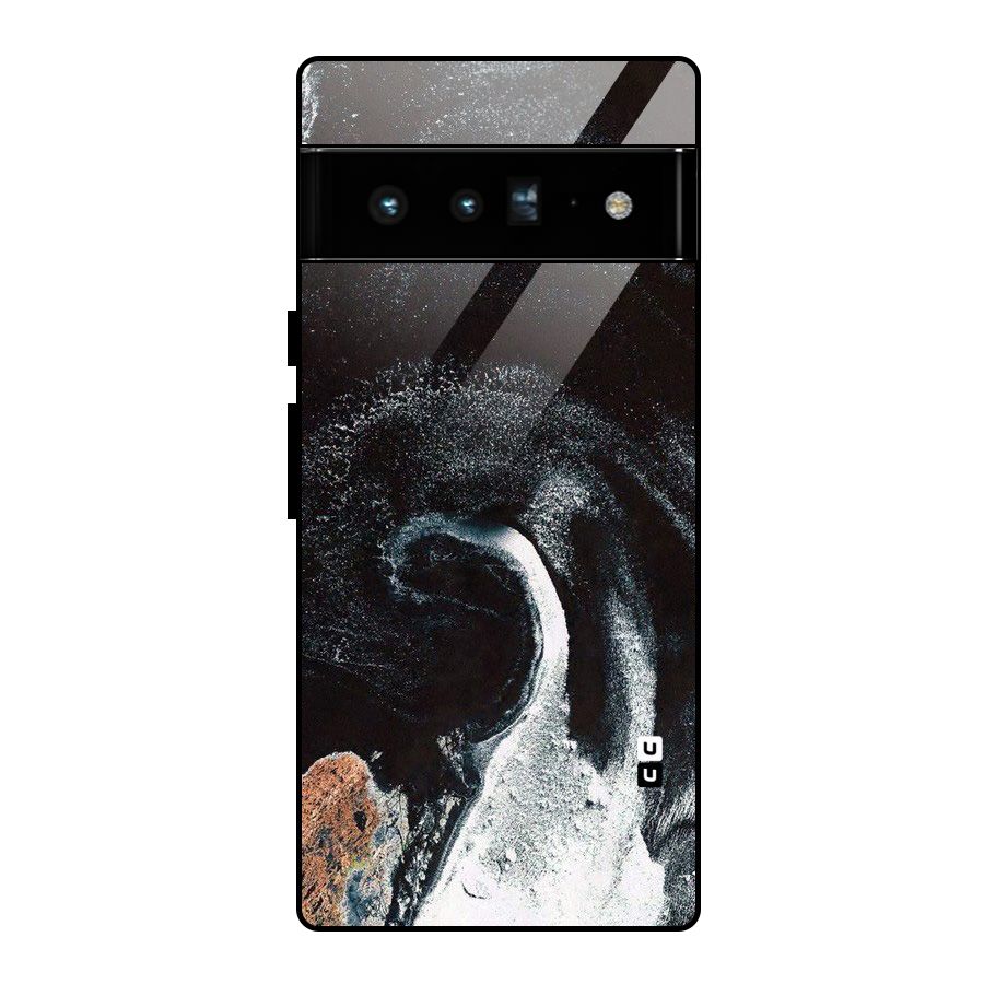 Sea Ice Space Art Glass Back Case for Google Pixel 6 Pro