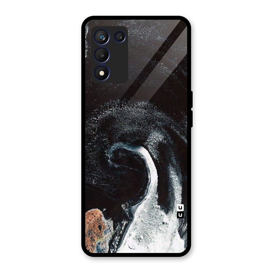Sea Ice Space Art Glass Back Case for Realme 9 5G Speed