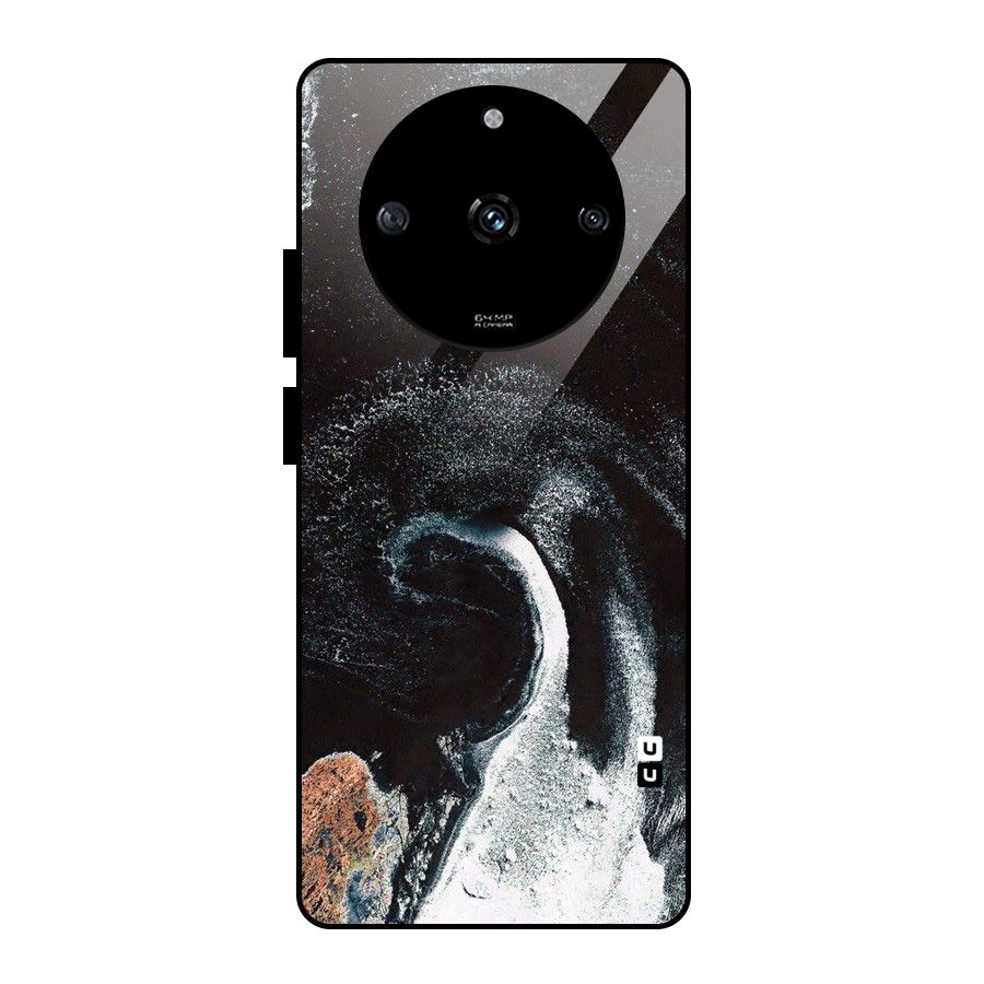 Sea Ice Space Art Glass Back Case for Realme Narzo 60 5G