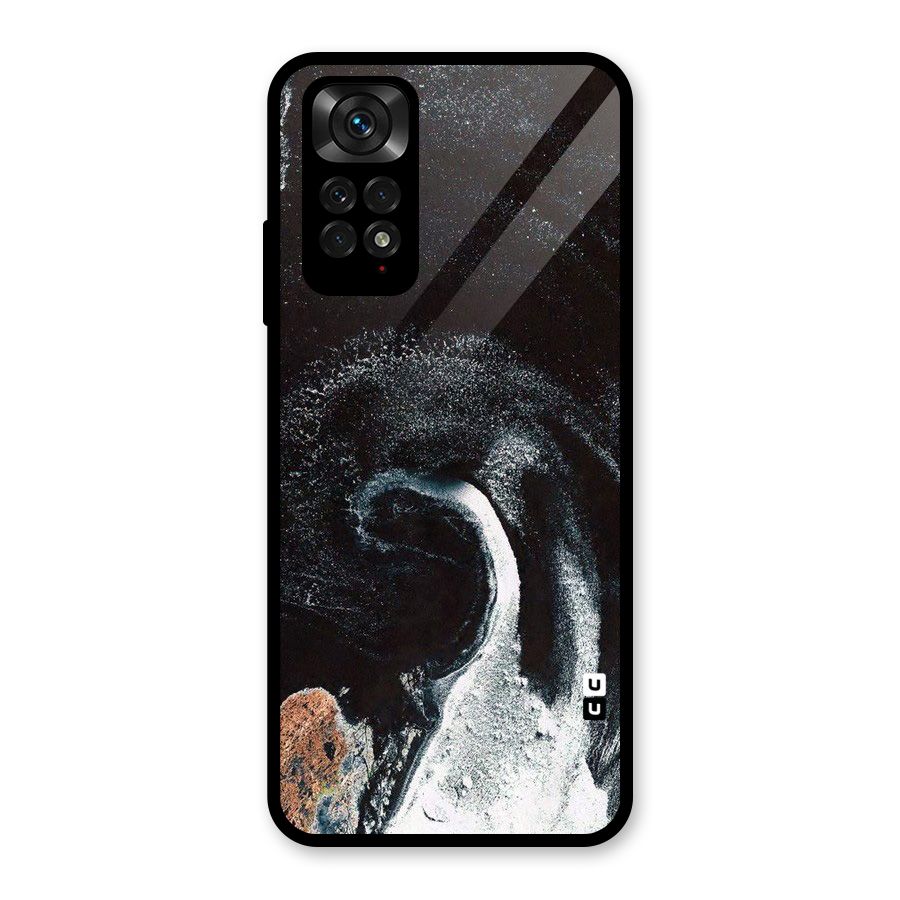 Sea Ice Space Art Glass Back Case for Redmi Note 11S