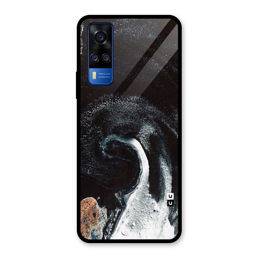 Sea Ice Space Art Glass Back Case for Vivo Y31