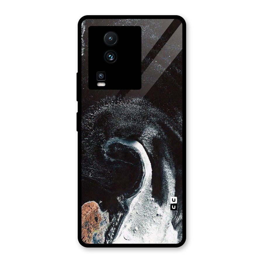 Sea Ice Space Art Glass Back Case for Vivo iQOO Neo 7