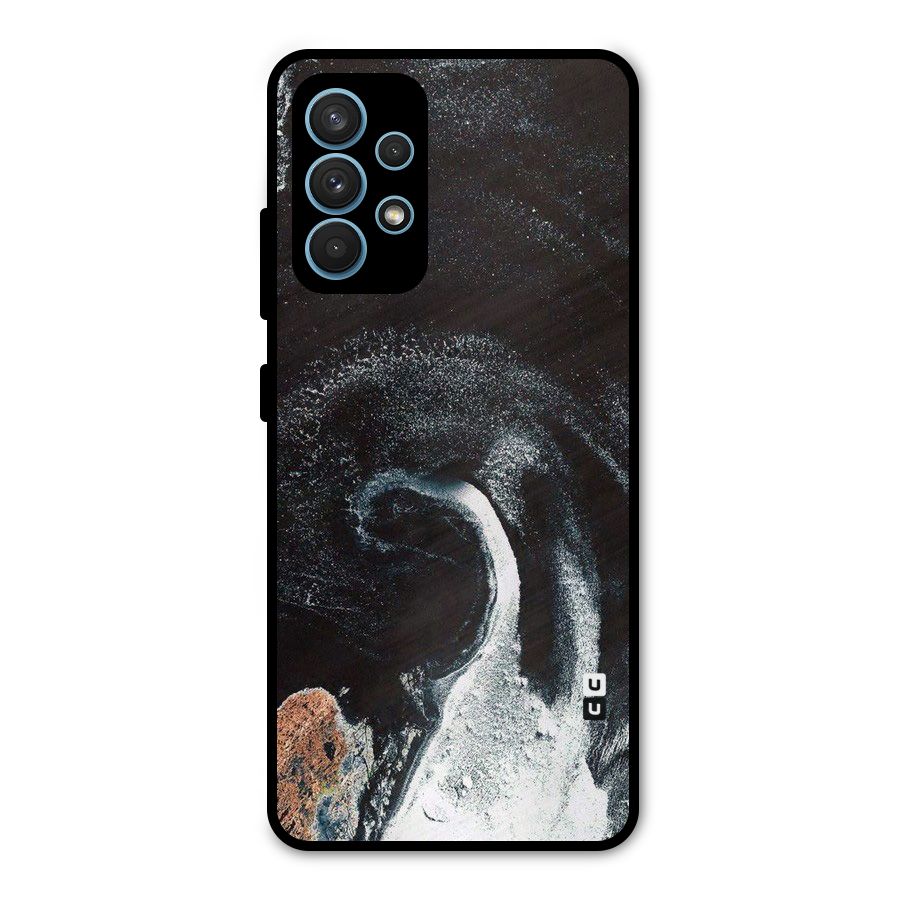 Sea Ice Space Art Metal Back Case for Galaxy A32