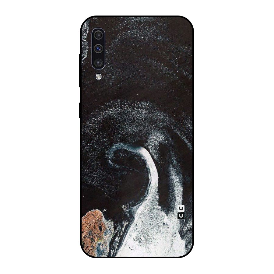 Sea Ice Space Art Metal Back Case for Galaxy A50s