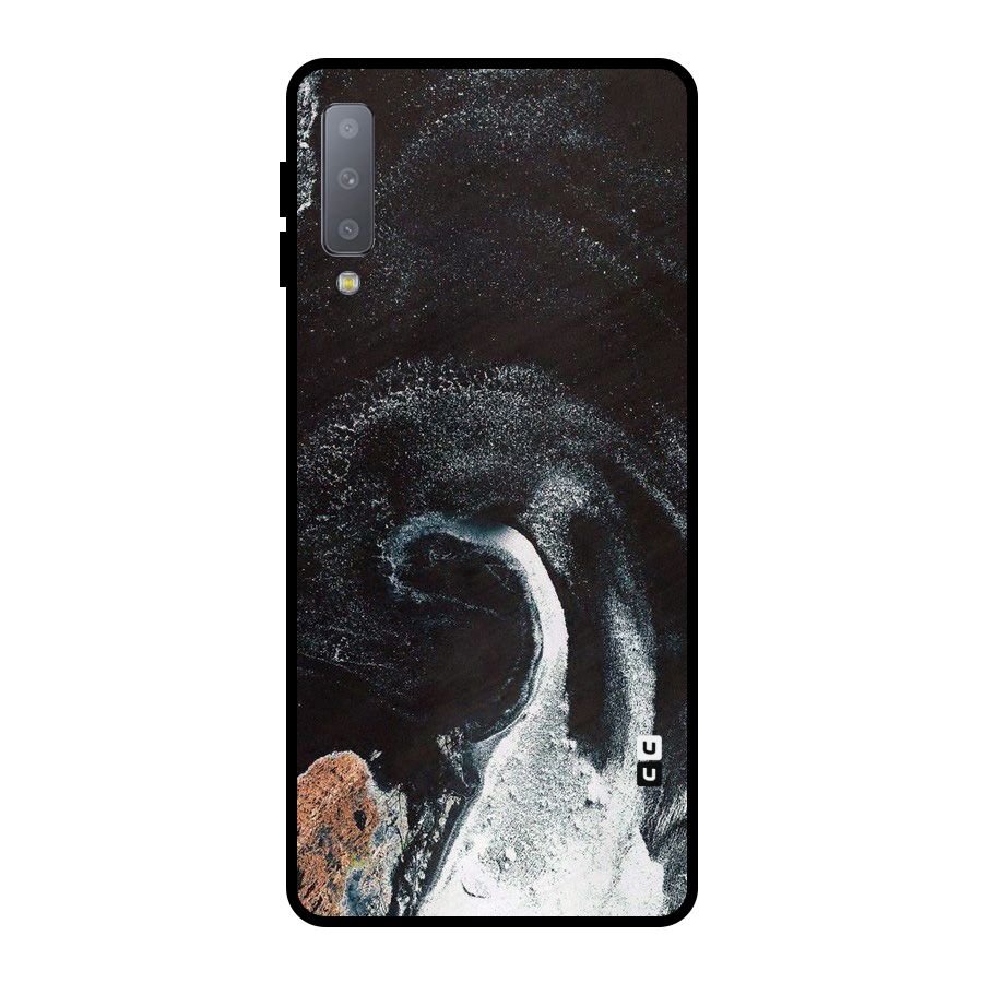 Sea Ice Space Art Metal Back Case for Galaxy A7 (2018)