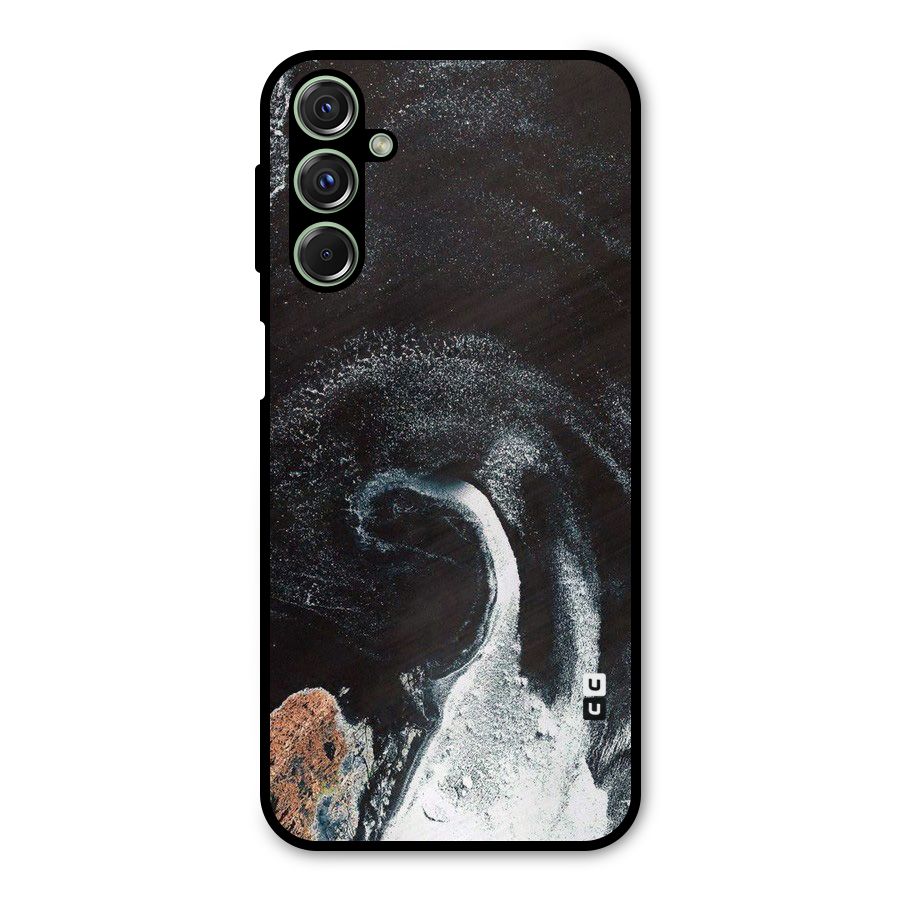 Sea Ice Space Art Metal Back Case for Galaxy F34