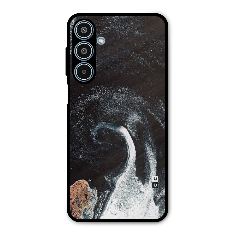 Sea Ice Space Art Metal Back Case for Galaxy M35