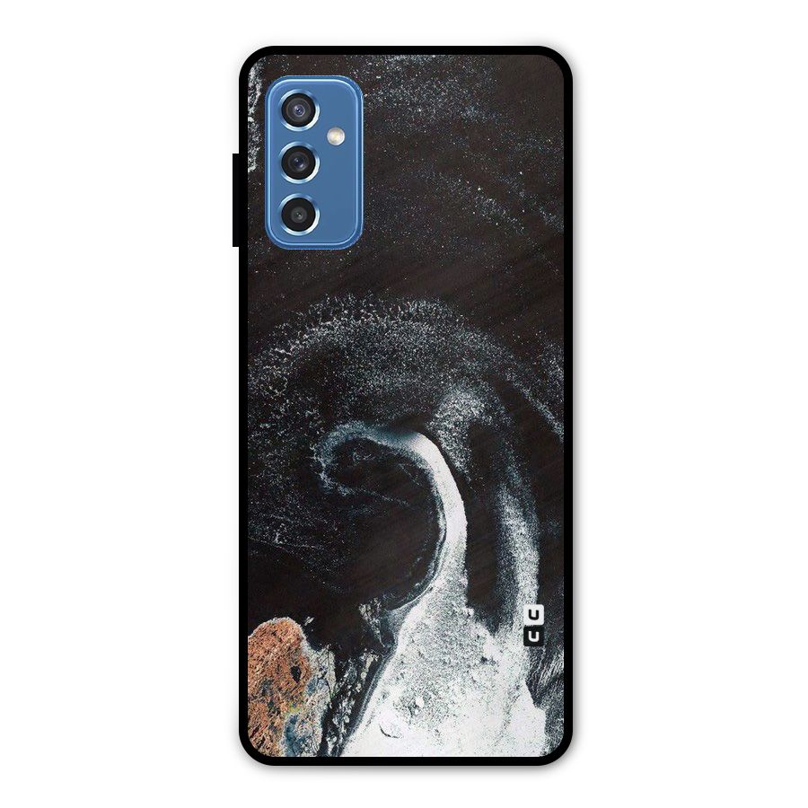Sea Ice Space Art Metal Back Case for Galaxy M52 5G