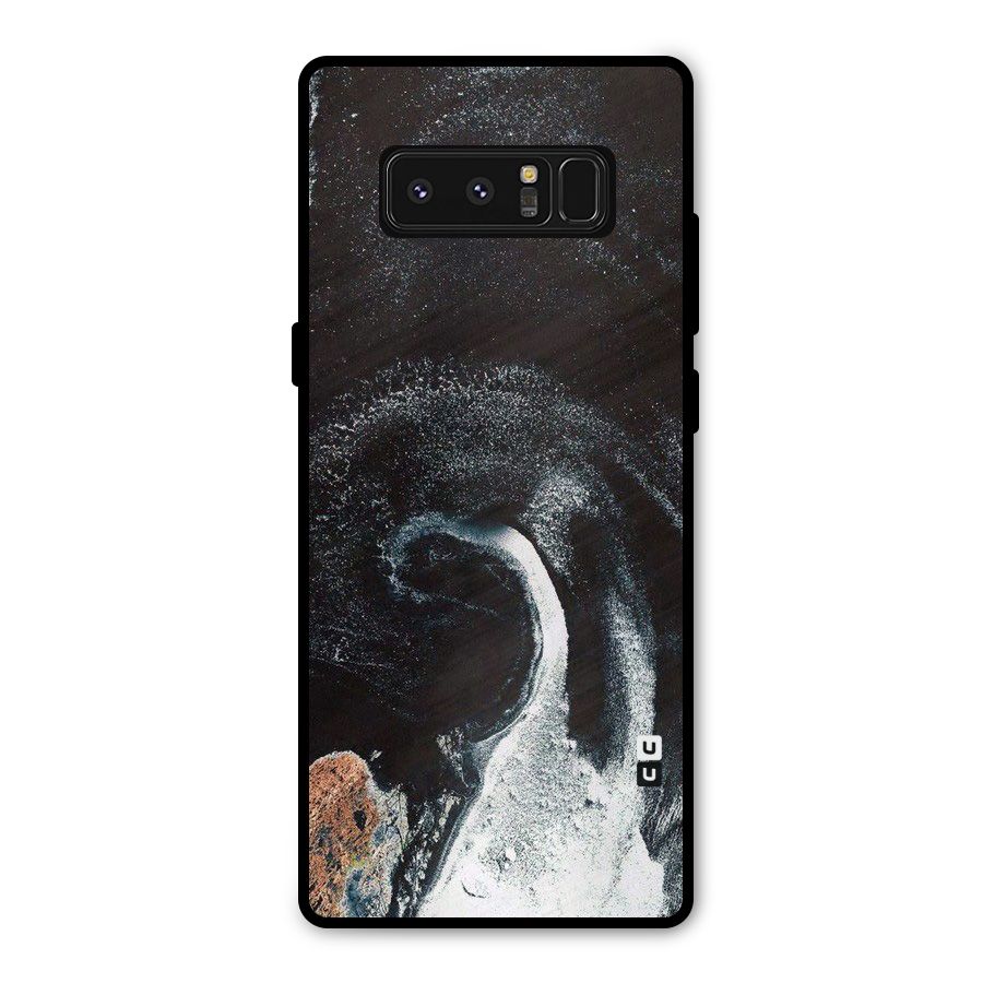 Sea Ice Space Art Metal Back Case for Galaxy Note 8