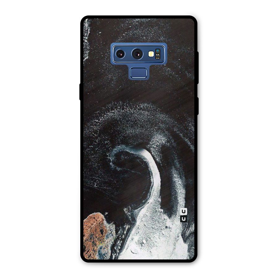 Sea Ice Space Art Metal Back Case for Galaxy Note 9