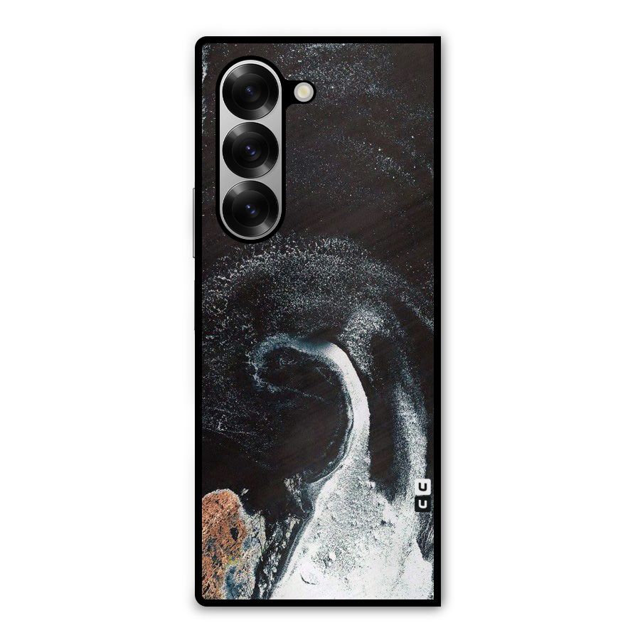 Sea Ice Space Art Metal Back Case for Galaxy Z Fold6
