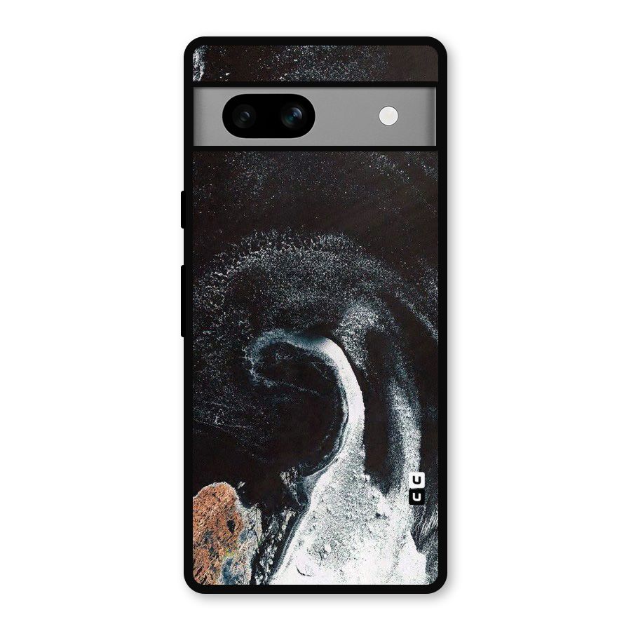 Sea Ice Space Art Metal Back Case for Google Pixel 7a