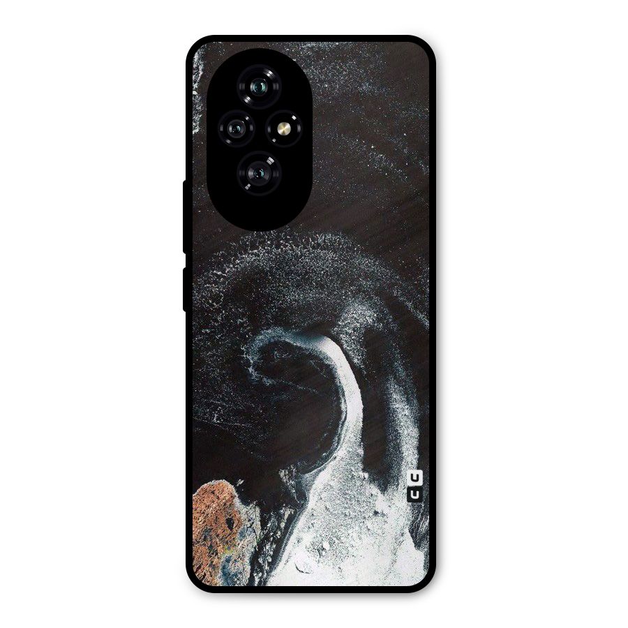 Sea Ice Space Art Metal Back Case for Honor 200