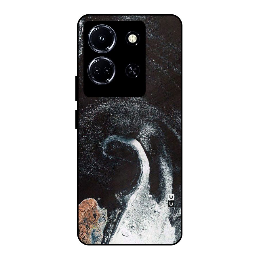 Sea Ice Space Art Metal Back Case for Infinix Note 30 5G