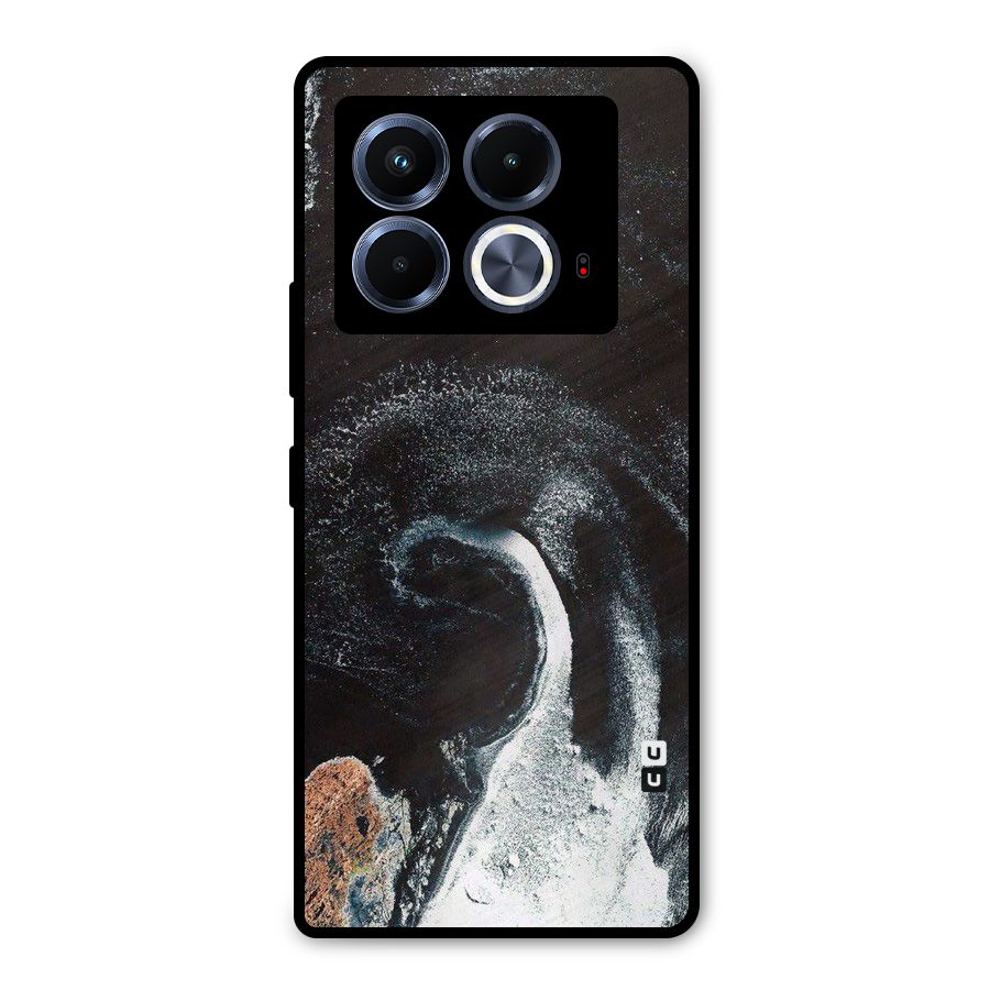 Sea Ice Space Art Metal Back Case for Infinix Note 40 5G