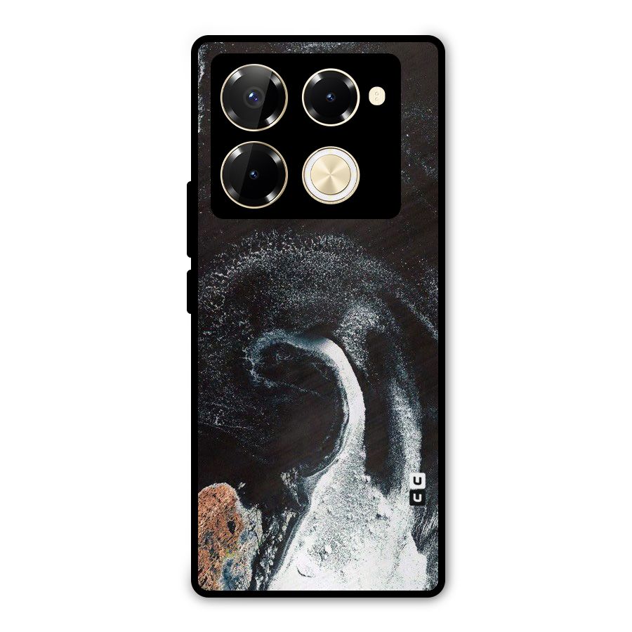 Sea Ice Space Art Metal Back Case for Infinix Note 40 Pro