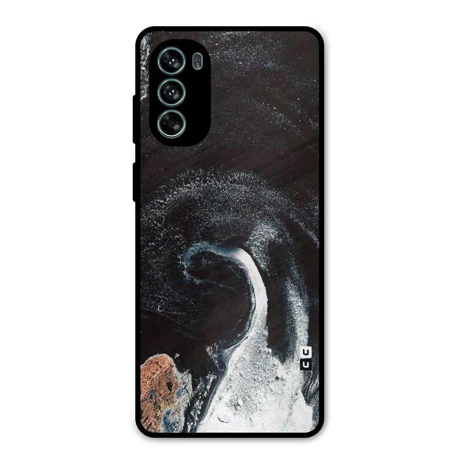 Sea Ice Space Art Metal Back Case for Moto G62