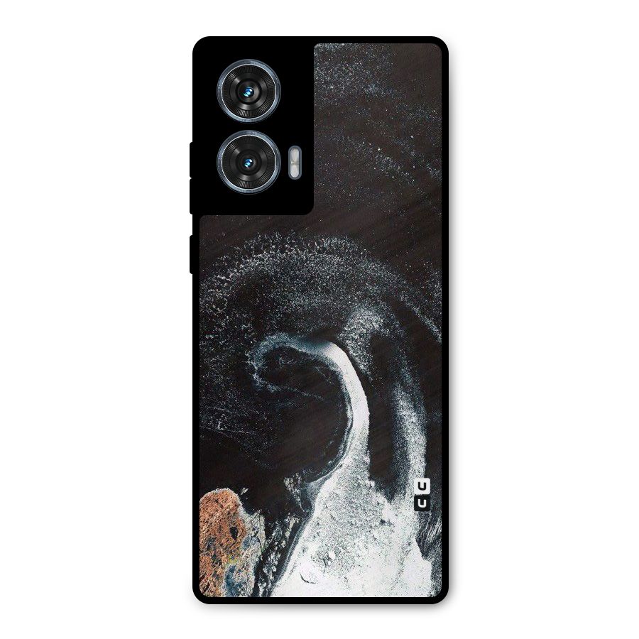 Sea Ice Space Art Metal Back Case for Motorola Edge 50 Fusion