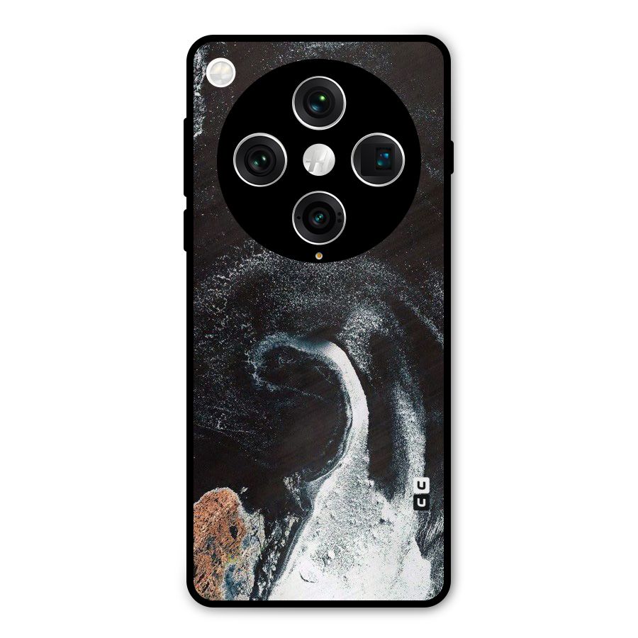 Sea Ice Space Art Metal Back Case for Oppo Find X8 Pro