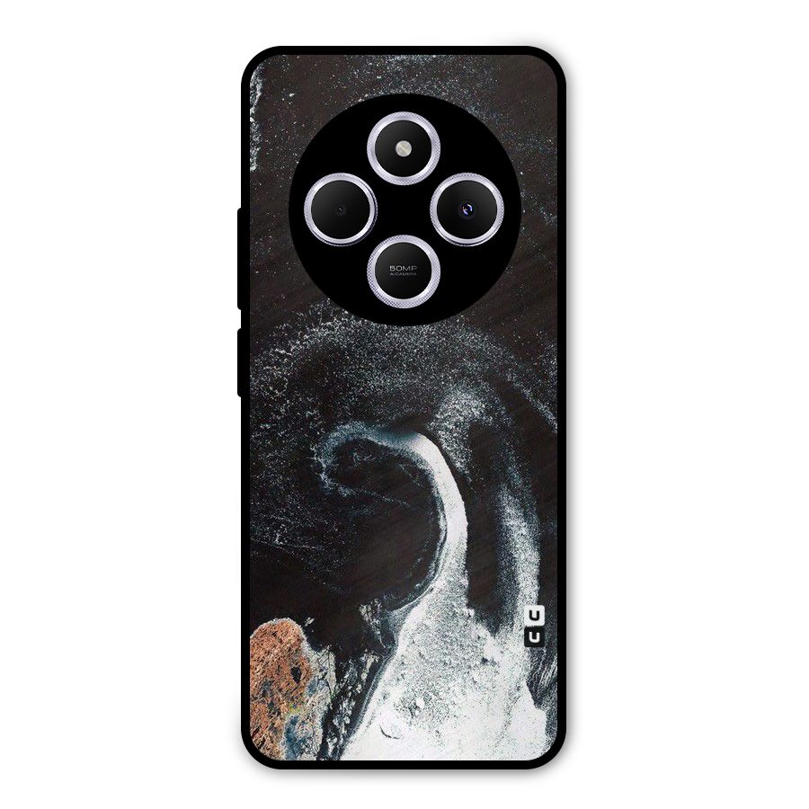 Sea Ice Space Art Metal Back Case for Poco C75 5G