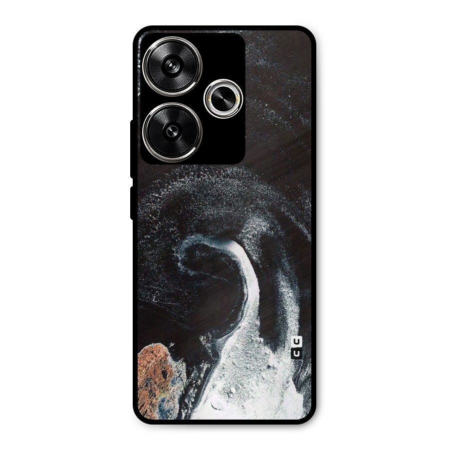 Sea Ice Space Art Metal Back Case for Poco F6