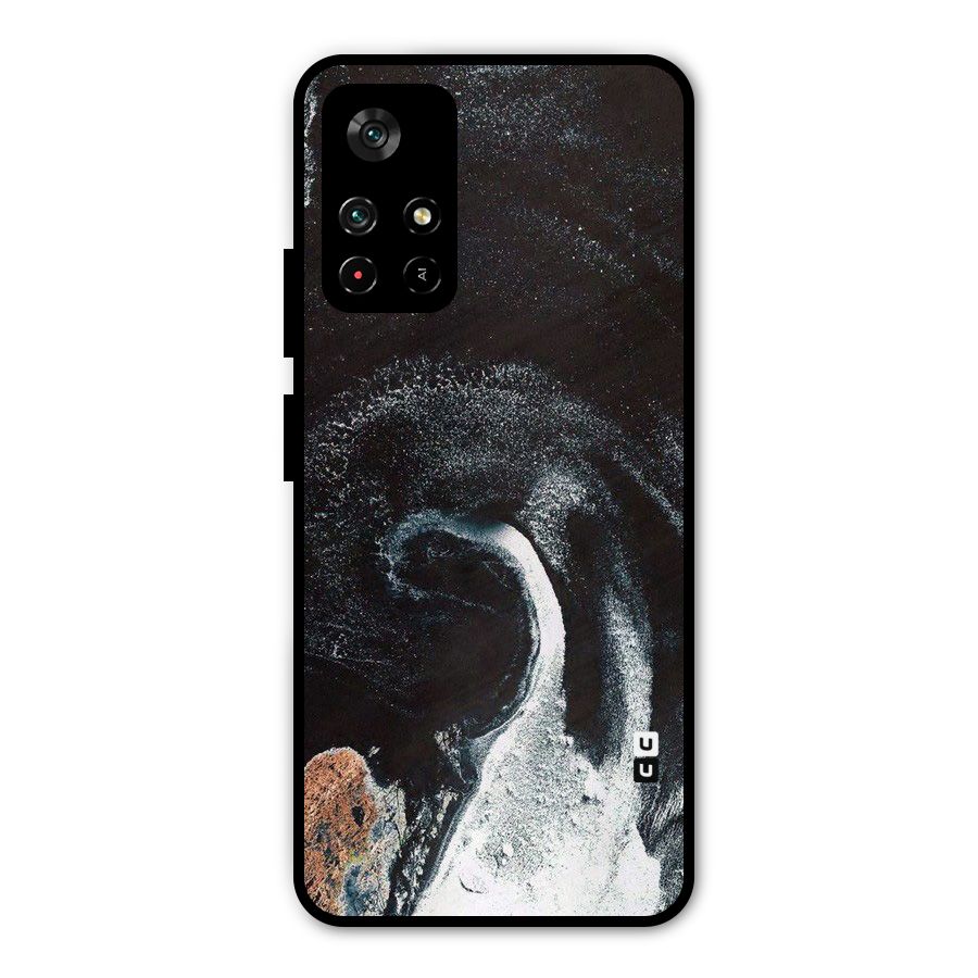 Sea Ice Space Art Metal Back Case for Poco M4 Pro 5G
