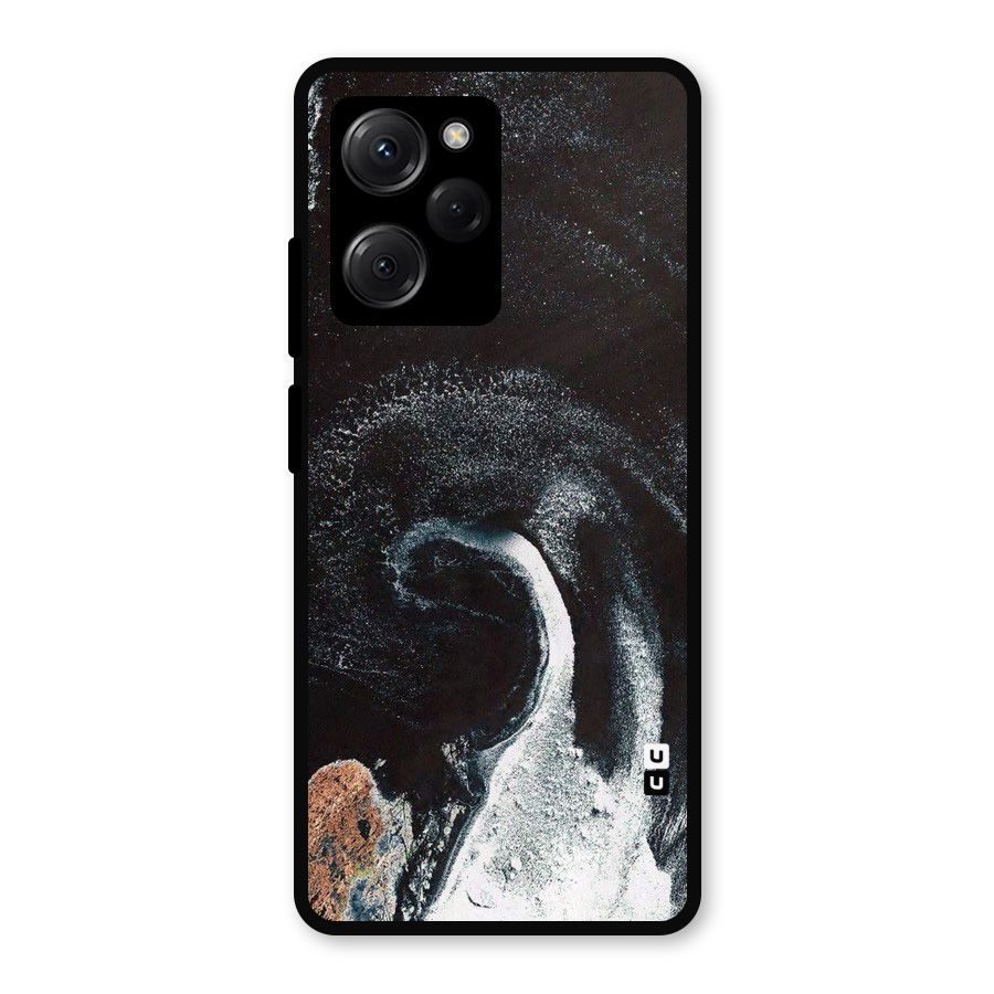 Sea Ice Space Art Metal Back Case for Poco X5 Pro