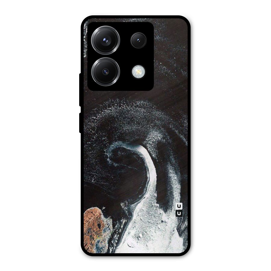 Sea Ice Space Art Metal Back Case for Poco X6