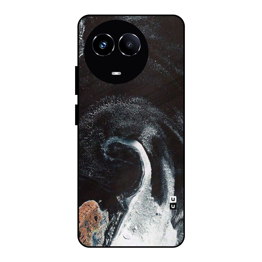 Sea Ice Space Art Metal Back Case for Realme 11 5G