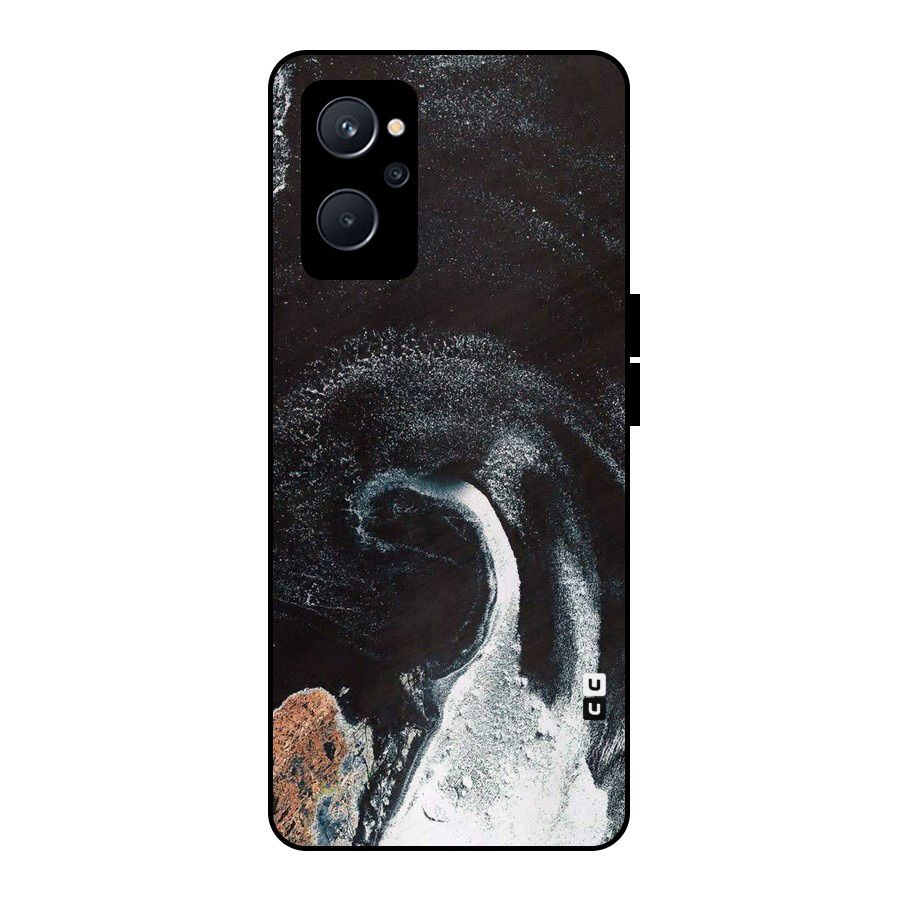 Sea Ice Space Art Metal Back Case for Realme 9i 5G