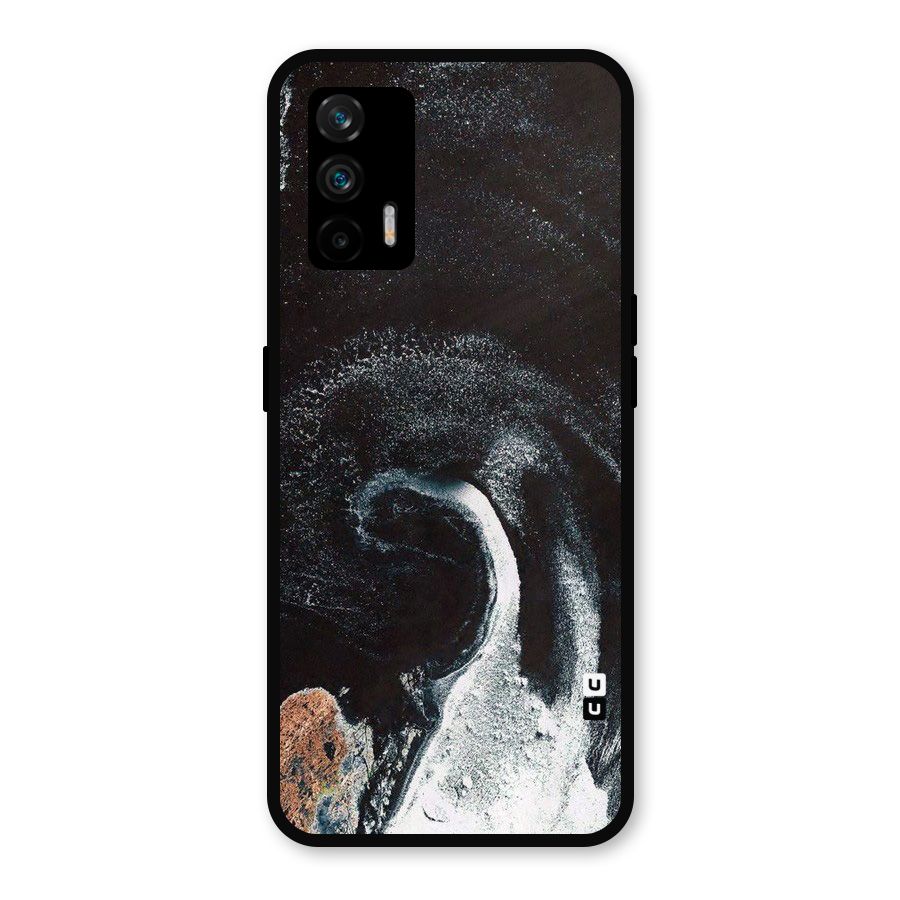 Sea Ice Space Art Metal Back Case for Realme GT 5G
