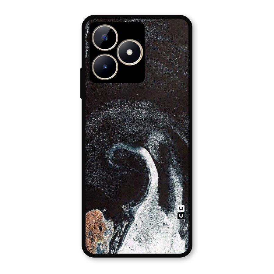 Sea Ice Space Art Metal Back Case for Realme Narzo N53