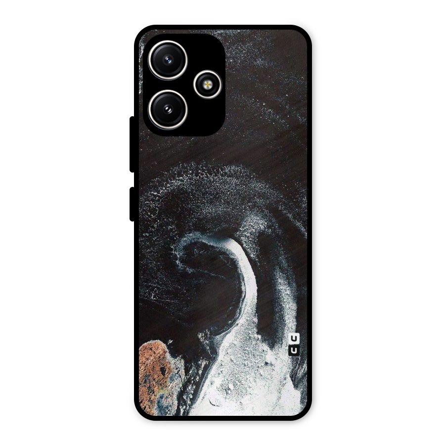 Sea Ice Space Art Metal Back Case for Redmi 12 5G