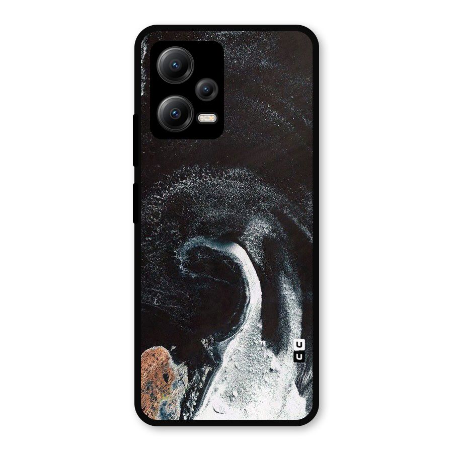 Sea Ice Space Art Metal Back Case for Redmi Note 12 5G