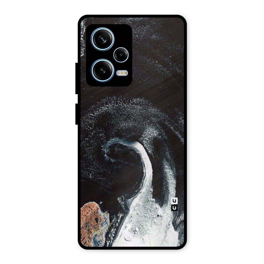 Sea Ice Space Art Metal Back Case for Redmi Note 12 Pro
